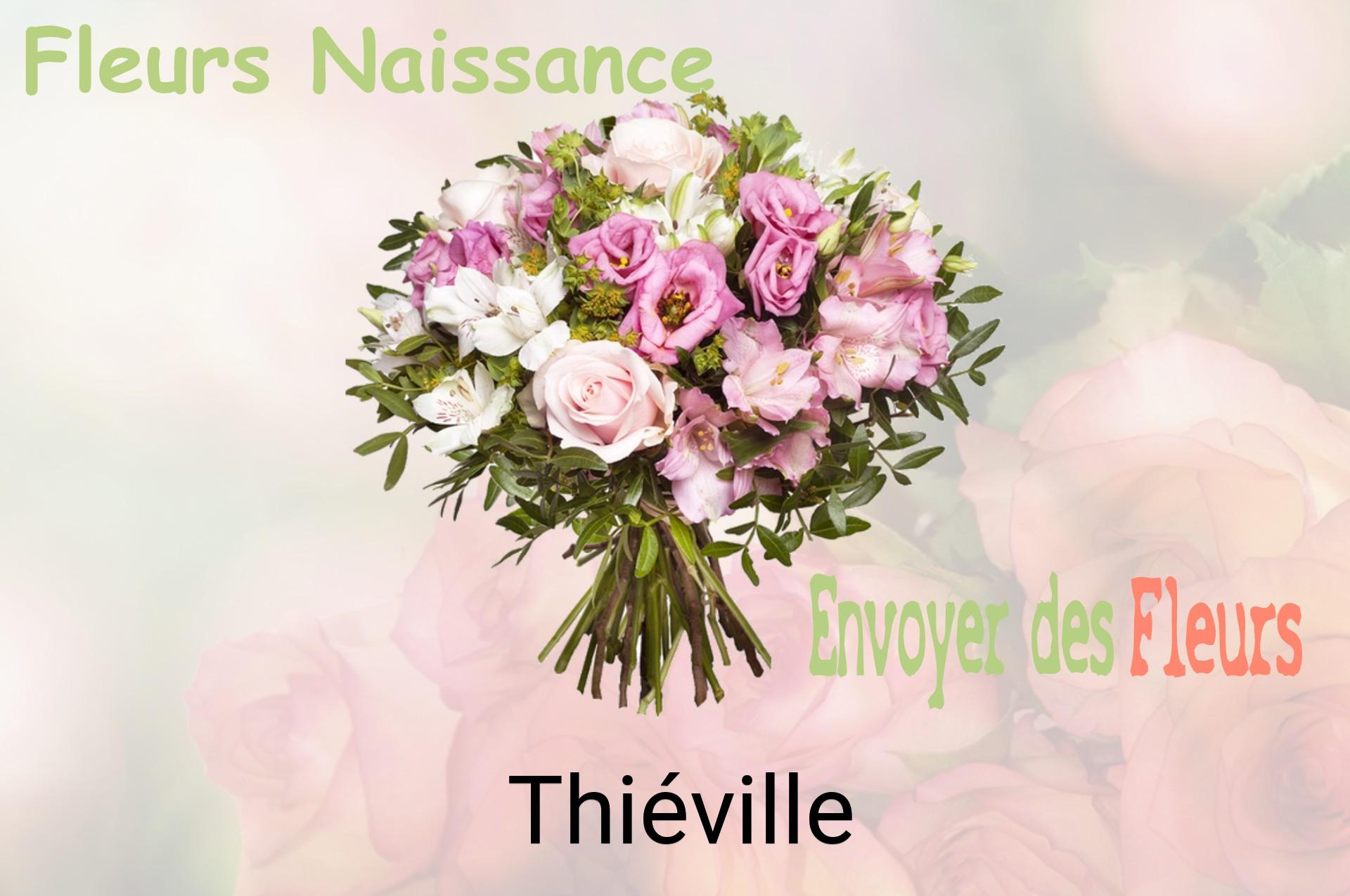 Bouquet de fleurs de naissance livré à Thiéville